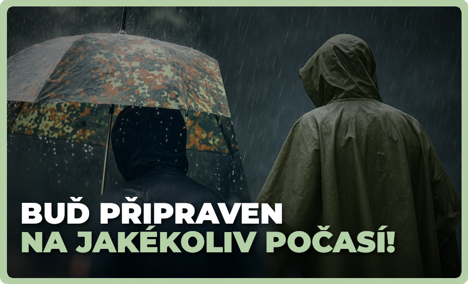 Buď připraven s našimi ponči do každého počasí!