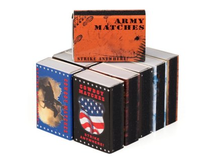 Samoškrtací zápalky COWBOY (MNOŽSTVÍ 1ks)