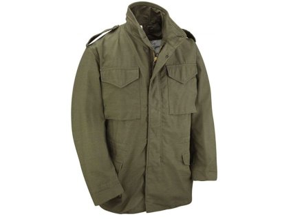 PolnĂ bunda M65  olivovĂĄ  US ARMY  pĹedepranĂĄ (VELIKOST S)