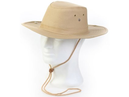 Klobouk australský  Béžový (VELIKOST M - pro obvod hlavy 57cm)