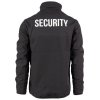 Bunda softshell nápis SECURITY černá (VELIKOST S)