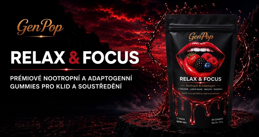 GenPop Relax & Focus - Prémiové gummies