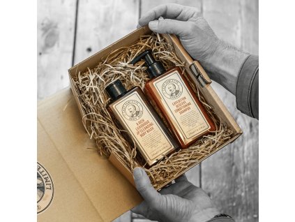 Darčekový set Cpt. Fawcett — Expedition Reserve Body Wash & Shampoo
