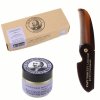 Darčekový set Cpt. Fawcett — Lavender Moustache Wax & Comb