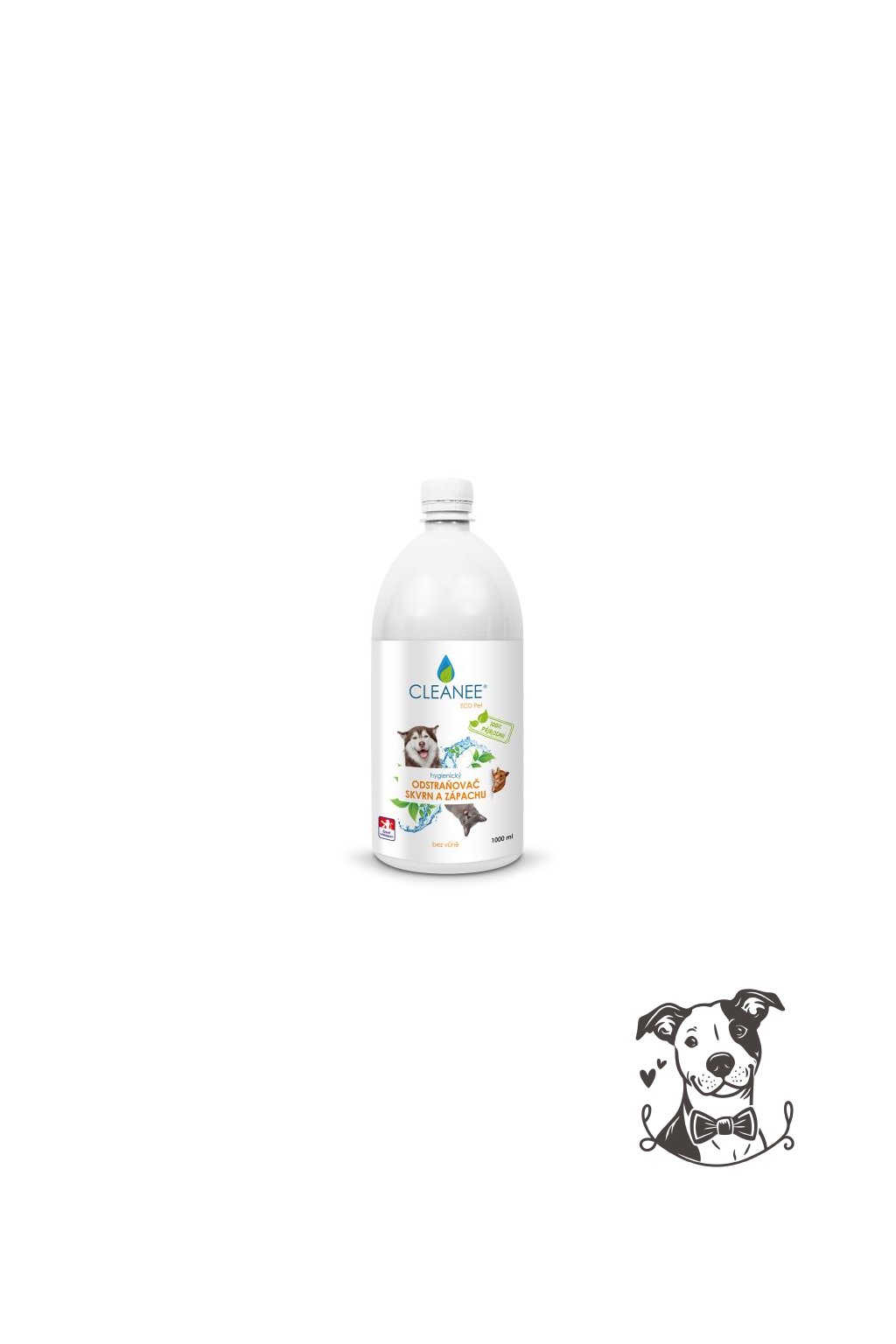 cleanee eko odstranovac skvrn a zapachu po domacich mazliccich 1l nahradni napln