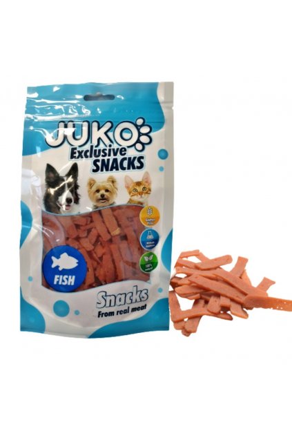 0026087 salmon strips juko snacks 70 g