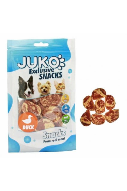 0019083 juko snacks duck codfish chips 70 g