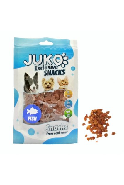 0026025 salmon in heart shape juko snacks 70 g