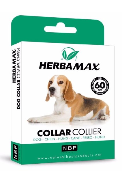 Přírodní repelentní obojek pro střední a velké psy 60cm - Herba Max