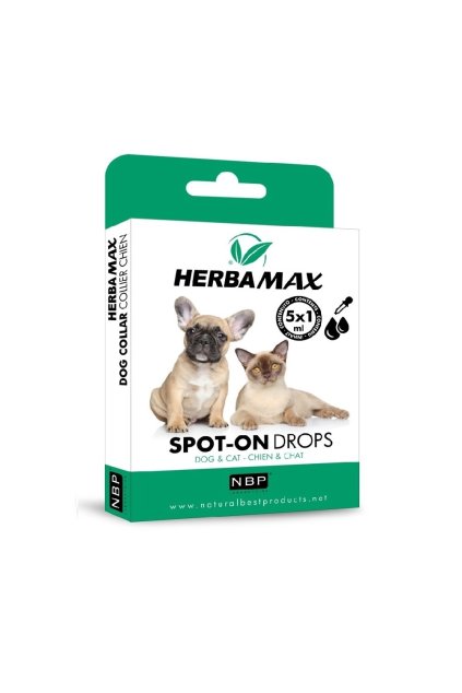 0027742 herba max spot on dog cat repelentni kapky 5 x1 ml