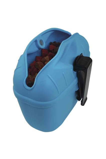 silikonový pamlskovník 12,5 x 10,5 cm modrý/šedý Nobby