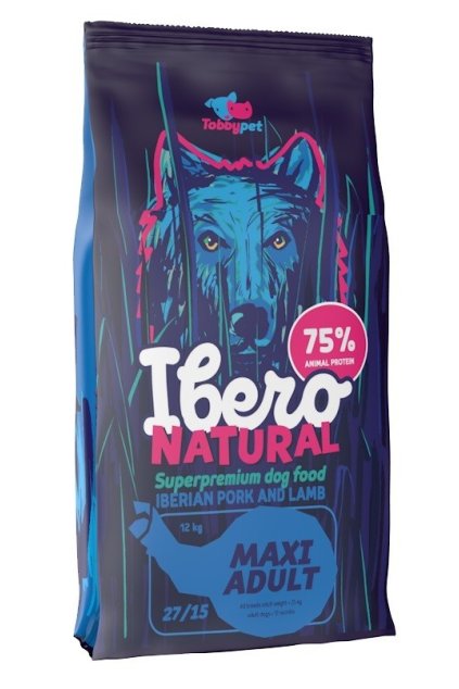 ibero natural dog maxi adult 12kg 1