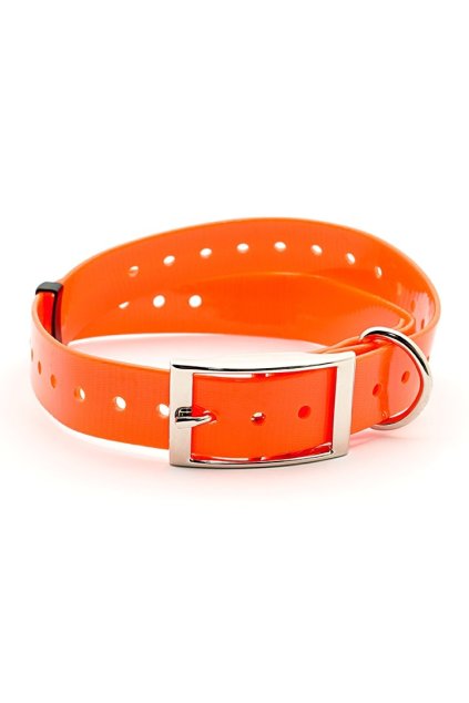 plastovy obojek pro gps oranzovy 25 mm x 70 cm