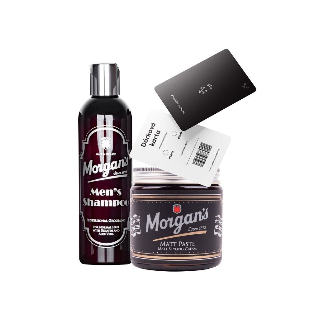Morgans shampoo + paste + voucher
