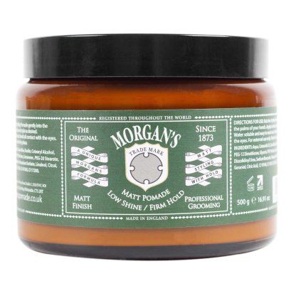 Pomáda na vlasy s vůní brazilského pomeranče (500 ml),Morgan's Matt Pomade Low Shine and Firm Hold