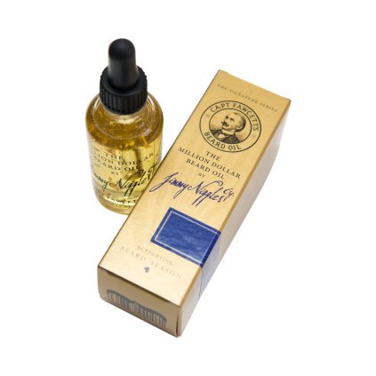 Olej na plnovous Million Dollar se zlatými vločkami (50 ml), Cpt. Fawcett