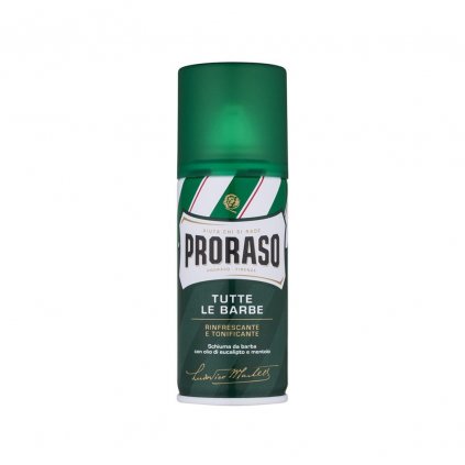 cestovni osvezujici pena na holeni green 50 ml proraso