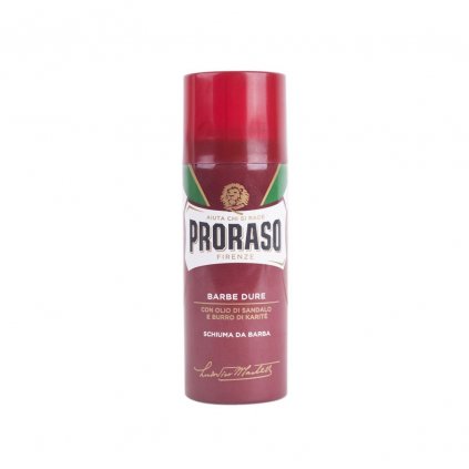 cestovni vyzivujici pena na holeni red santalove drevo 50 ml proraso