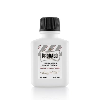 Cestovní balzám po holení White pro citlivou pokožku - zelený čaj (25 ml), Proraso