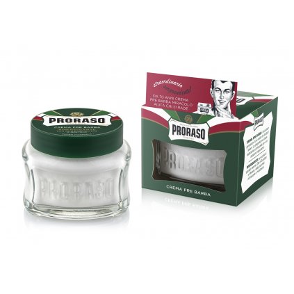 Osvěžující krém před a po holení Green - eukalyptus (100 ml), Proraso