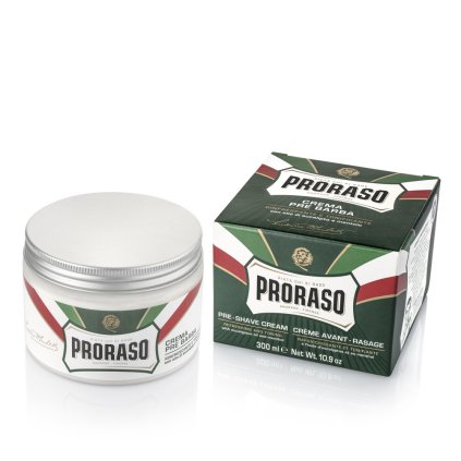 Osvěžující krém před a po holení Green - eukalyptus (300 ml), Proraso
