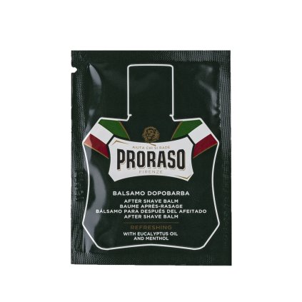 Osvěžující balzám po holení Green - eukalyptus (3 ml), Proraso