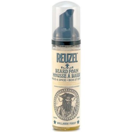 reuzel beard foam wood spice