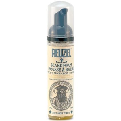 reuzel beard foam wood spice
