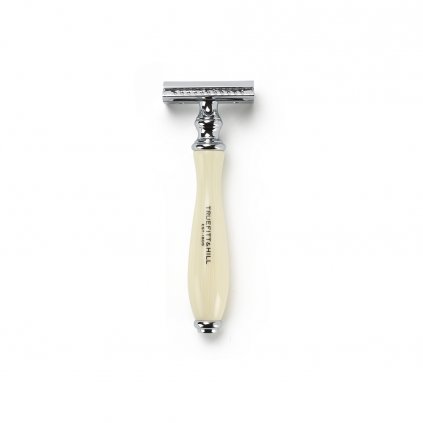 Double Edge Faux Ivory Razor