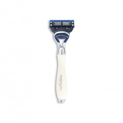 Faux Ivory Fusion Razor Chrome Wellington t shape back