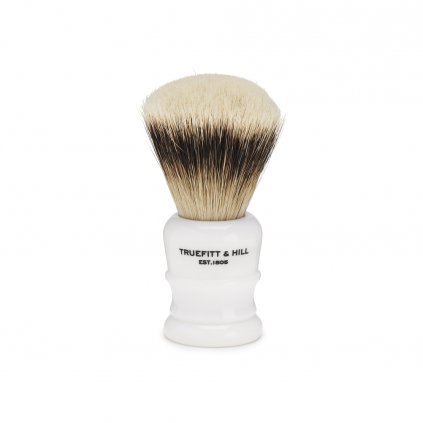 Faux Porcelain Super Badger Shave Brush Wellington Fan