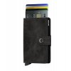 Secrid Miniwallet Vintage Black Front Cards