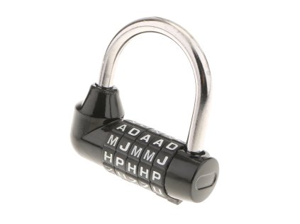 Padlock 5 letters, Geocaching,