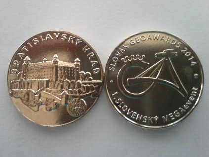 Pamätné mince GeoAwards 2014Memorabilia Coin.