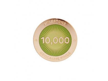 Odznak - 10000 nálezov. Geocachingový obchod.