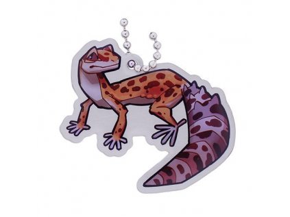 Geopets Travel Tag - Cricket the Leopard Gecko. Geocachingový obchod.
