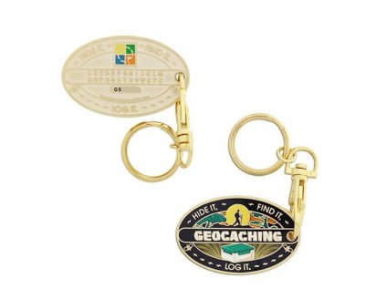Geocaching Hide It. Find It. Log It. Geocoin.