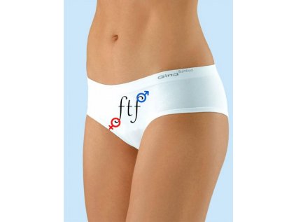 Panties for every geocacher lady with funny print: FTF (First to find)