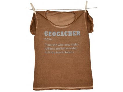 Urban style T-shirt Geocacher woman