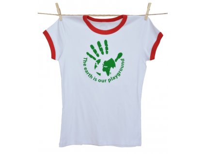 Women T-shirt Earth is our playground White L
