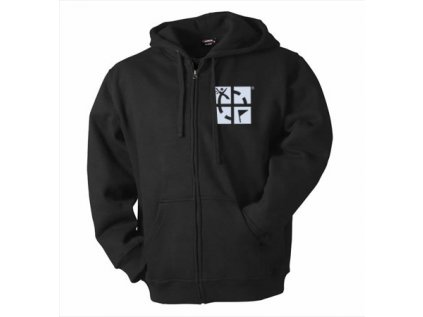 Trackable geocaching hoodie