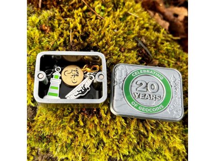 20th Anniversary of Geocoins 4 Trackable Set