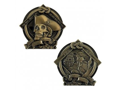 2021 pirate coin antique bronze 500