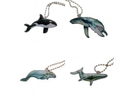 Whale Travel Tag Set - All 4 Tags