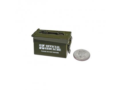 Micro Ammo Can Cache Container