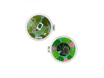 2023 Lackey Geocoin (3 trackable set) - Silver Finish