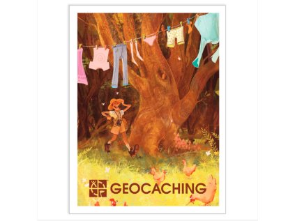 Trackable Postcard Six toed treasure keeper