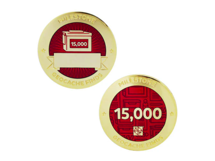 15000 finds geocoin