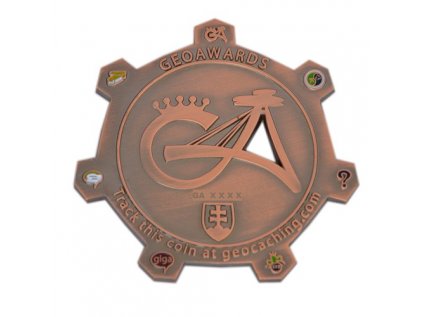 Geocoin Slovak Geoawards 2016Copper.