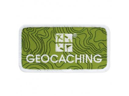 Nášivka na suchý zips s logom Geocaching.